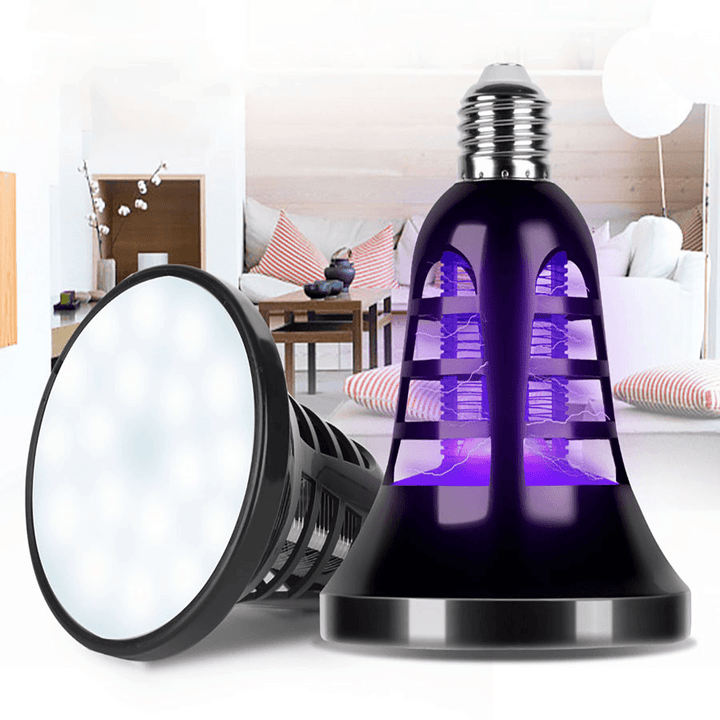 8W Mute Electronic Mosquito Killer Lamp E26 E27 LED Light Bulbs Home Indoor Lighting Office Bedroom Anti-Mosquito Lights - MRSLM
