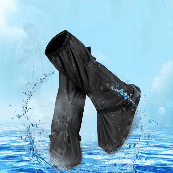 Ipree® Outdoor Rainproof Shoe Covers Anti-Slip Waterproof Overshoes Feet Protector for Adult Men Women - MRSLM