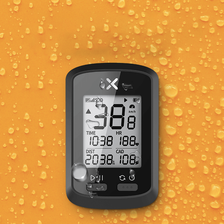 XOSS Wireless 1.8" Large Screen Smart Bike Computer Auto Backlight GPS Waterproof Cycling Speedometer Data Code Table - MRSLM