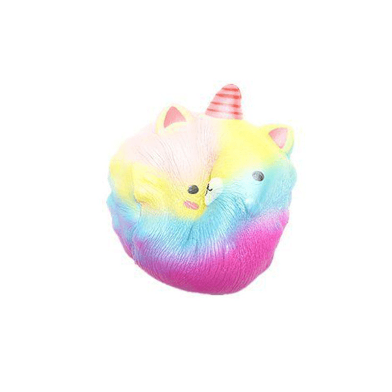 Cute Soft Rainbow Unicorn Whale Strawberry Squishy Charm Decompression Gift Toy - MRSLM