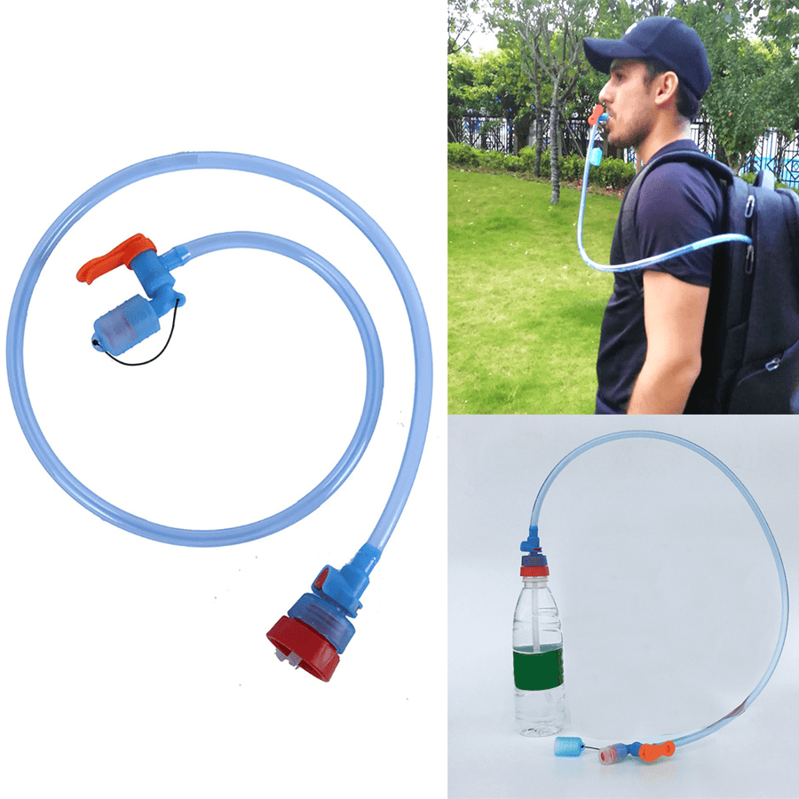 Ipree® Outdoor Hydration Bag Bladder Water Tube Converter Drinking Straw Suction Nozzle Mouth Piece - MRSLM