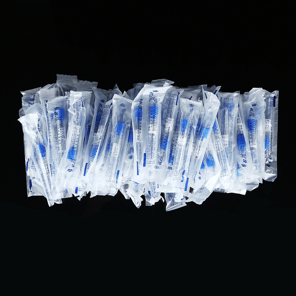 100Pcs Disposable Plastic Sterile Test Tube Amies Gel Swab for Male Oral Urethral Sampling 8.5Cm - MRSLM