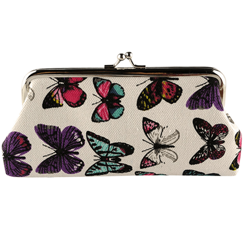 Retro Vintage Travel Cosmetic Makeup Storage Butterfly Bag Case Toiletry Holder Organizer Pouch - MRSLM