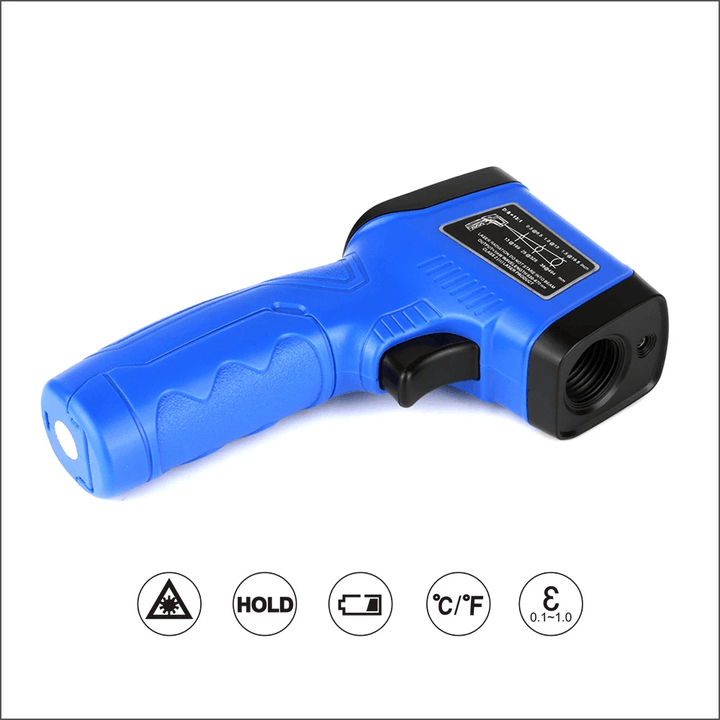 FLUS IR-88 -50℃~380℃ / -58℉~716℉ Non-Contact IR Thermometer Digital Infrared Thermometer Handheld Portable Electronic Outdoor Mini Laser Thermometer - MRSLM