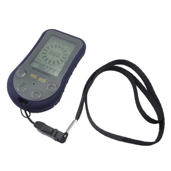 Misol WS-110 Waterproof LED Digital Thermometer Compass Outdoor Altimeter Altitude Meter Barometer - MRSLM