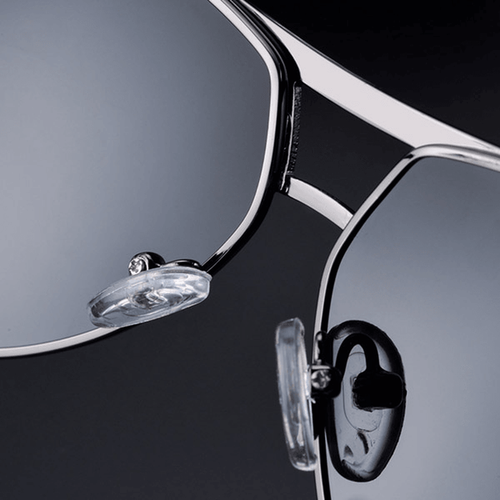Mens Summer HD Polarized Sunglasses Vintage Outdoors Anti-Uv Driving Goggle - MRSLM