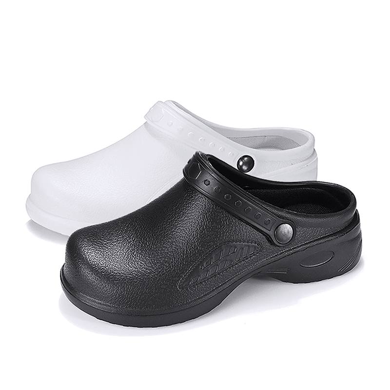 Women Medical Nursing Kitchen Slip on Comfortable Lightweight Anti-Slip Work Shoes Flats - MRSLM