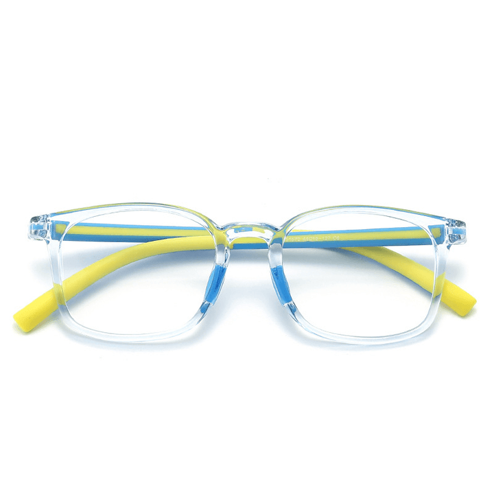 Children'S Mirror Elementary School Two-Tone Light Soft Blue Light-Proof Glasses - MRSLM