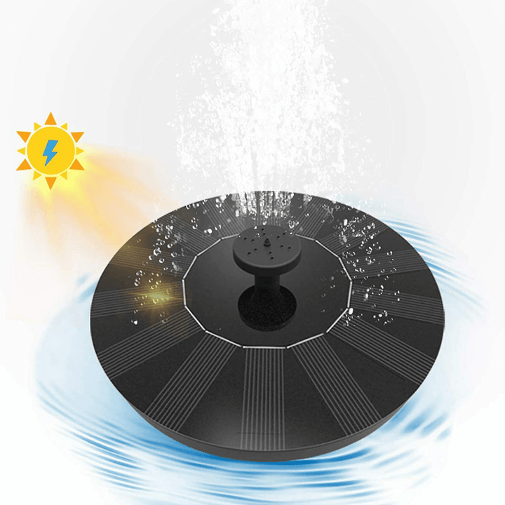 7V/1.4W Solar Powered Water Fountain Pumps Floating Fountains IPX8 Waterproof for Home Pond Garden Decor - MRSLM
