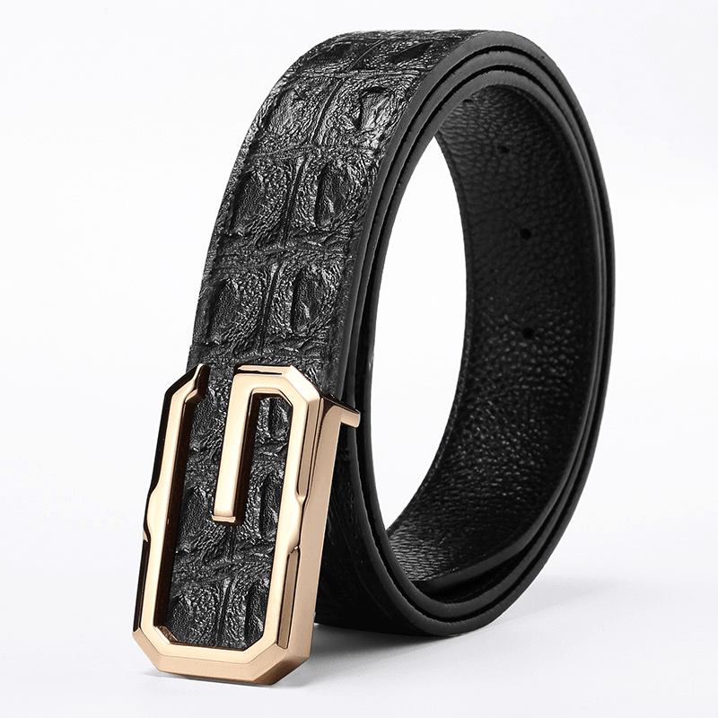 Men'S First Layer Cowhide Formal Belt - MRSLM