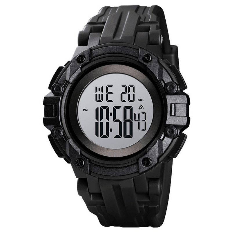SKMEI 1545 Alarm Chronograph Luminous 5ATM Military Style Sports Men Watch Digital Watch - MRSLM