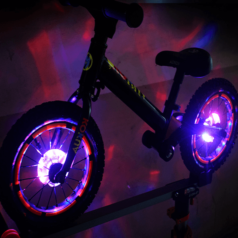 XANES® WL09 Bicycle Wheel Light USB Charging Night Cycling Lamp Waterproof Bike Light - MRSLM