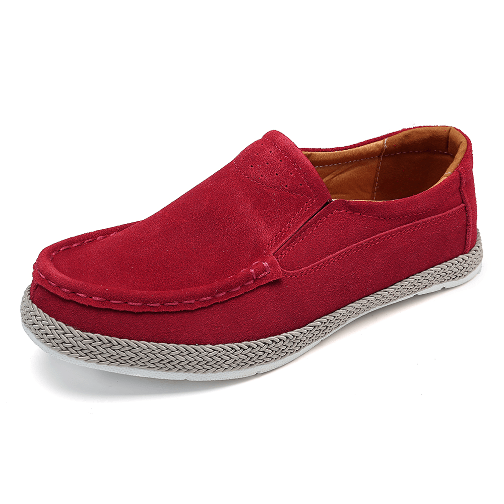 Women Comfy Wearable Solid Color Casual Slip on Flats - MRSLM