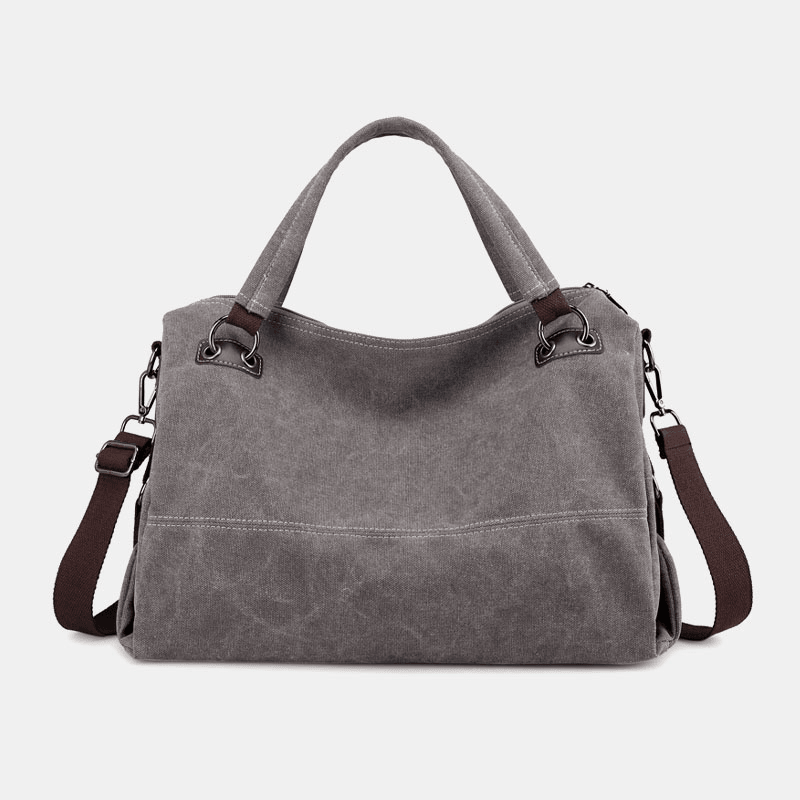 Women Casual Canvas Handbag Multi-Carry Crossbody Bag - MRSLM