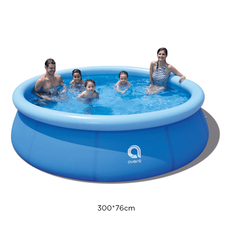 JILONG 300X76Cm 1-5 People Swimming Pools above Ground Inflatable Bathtub Swimming Pools for Kids and Adults - MRSLM