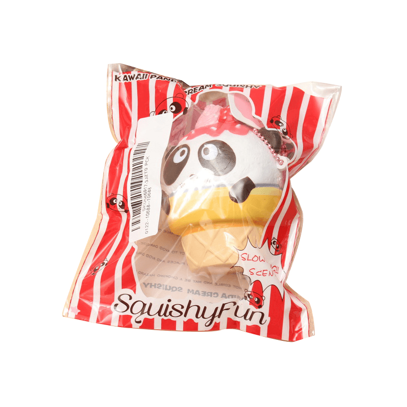 10PCS Wholesale Squishyfun Cute Panda Cream Super Slow Rising Squishy Original Packing Ball Chain Kid Toy - MRSLM