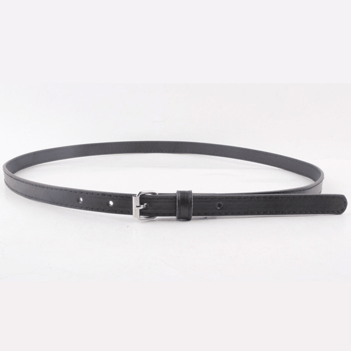 Thin Belt Fashion Belt Small Steel Buckle Belt - MRSLM