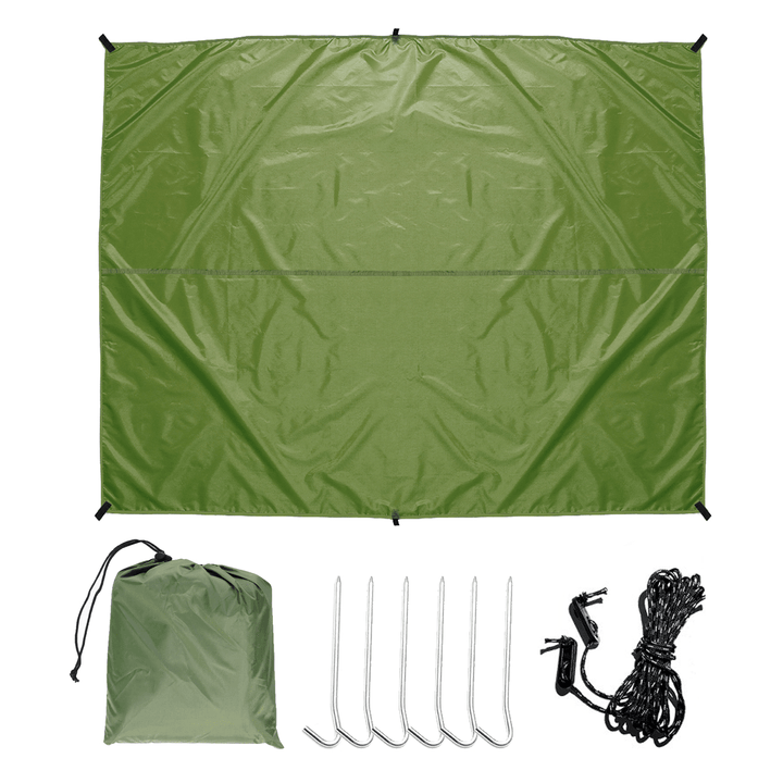 3X3M Awning Waterproof Sun Shelter Canopy Picnic Mat Outdoor Camping Beach Garden Patio - MRSLM