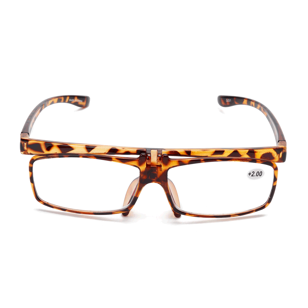 Men Women Multipurpose Clamshell HD Anti-Uv Reading Glasses - MRSLM