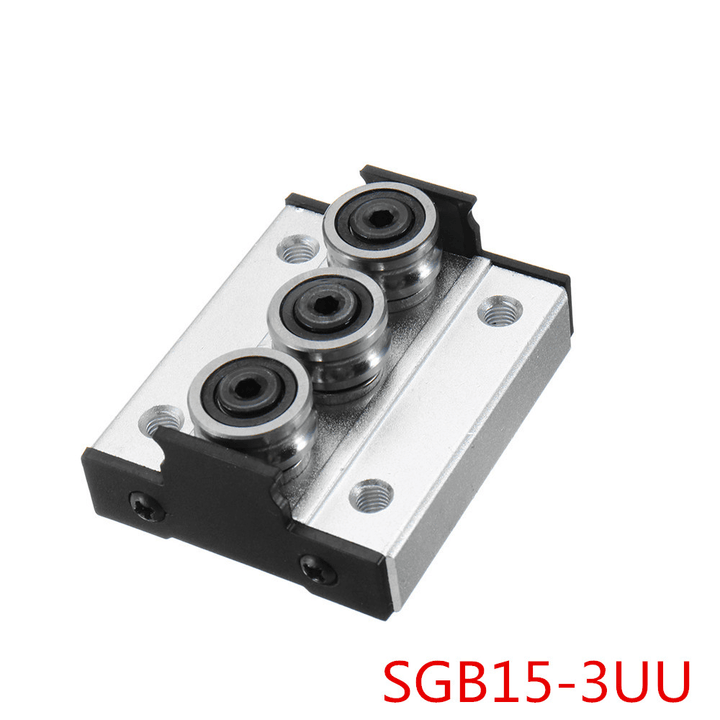Machifit SGR15-500L with SGB15-3UU SGB15-5UU Slide Block Built-In Double Axis Roller Linear Guide - MRSLM