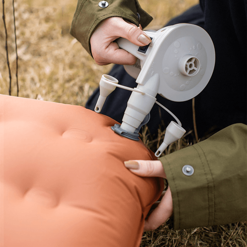Naturehike Portable Electric Inflatable Pump Ultralight 370L/Min Fast Inflation/Air Extraction Pump Camping Mat Bed Swim Circle - MRSLM
