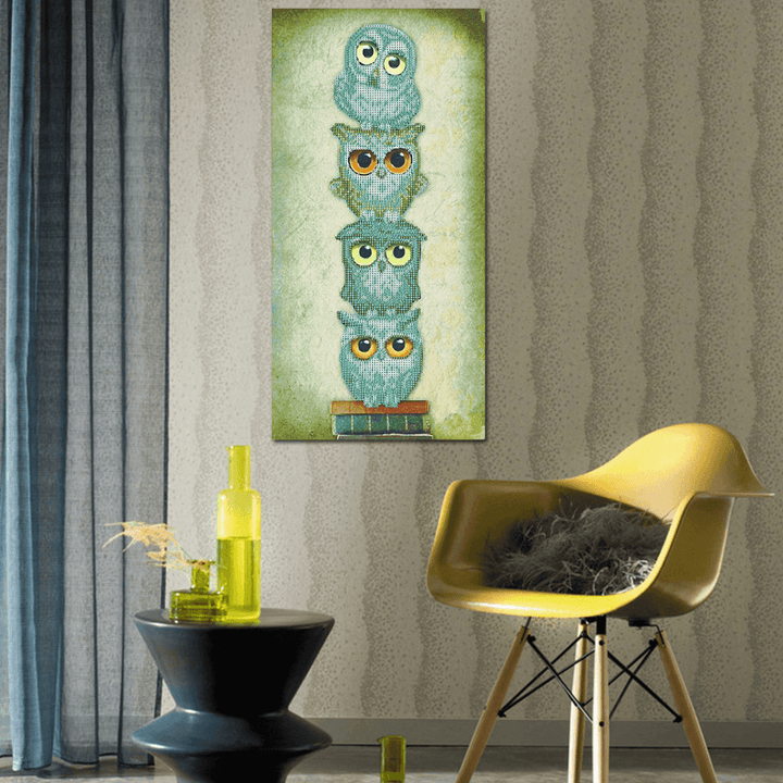 Cute Owl Animal 5D Diamond Paintings DIY Embroidery Cross Stitch Art & Diamond Paintings Tool Home Decor - MRSLM