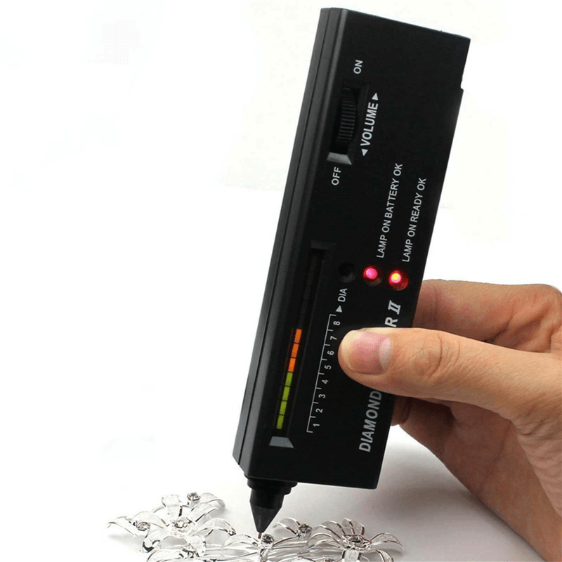 Portable Diamond Gem Tester Selector with Case Gemstone Platform Jewelry Measuring Tools - MRSLM