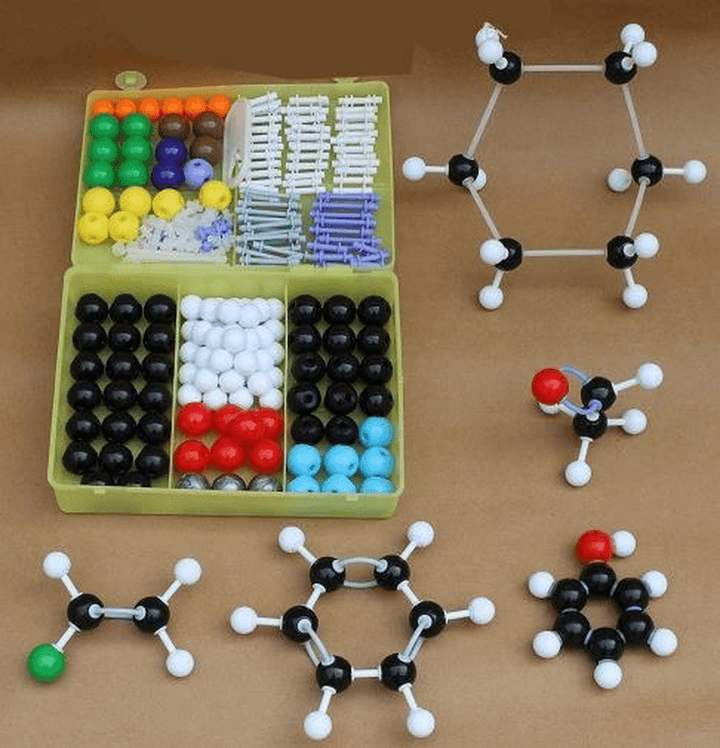 267Pcs Chemistry Organic Inorganic Molecular Structure Model Set 116 Ball and 150 Stick Medical Model - MRSLM