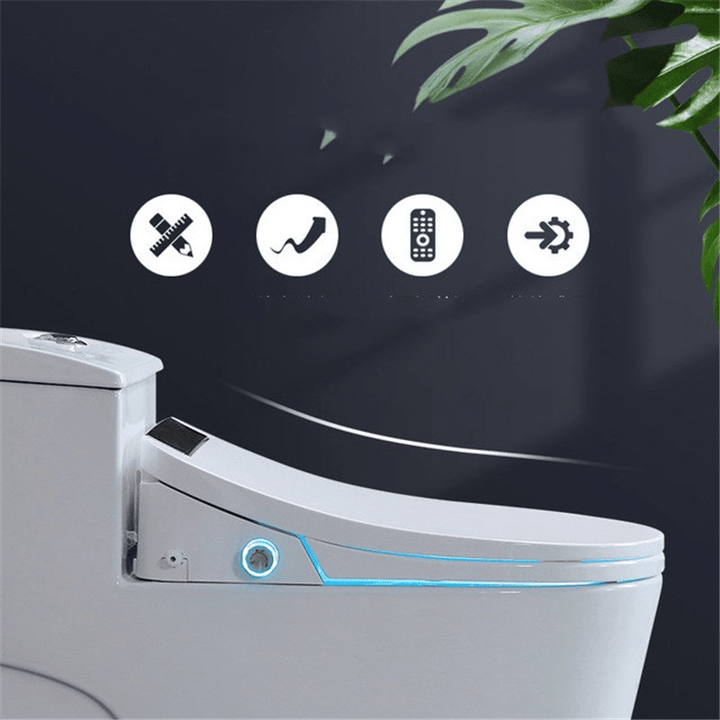 BAIWEISI Automatic Smart Toilet Cover Instant Heat Technology Deodorization Mute for Bathroom - MRSLM