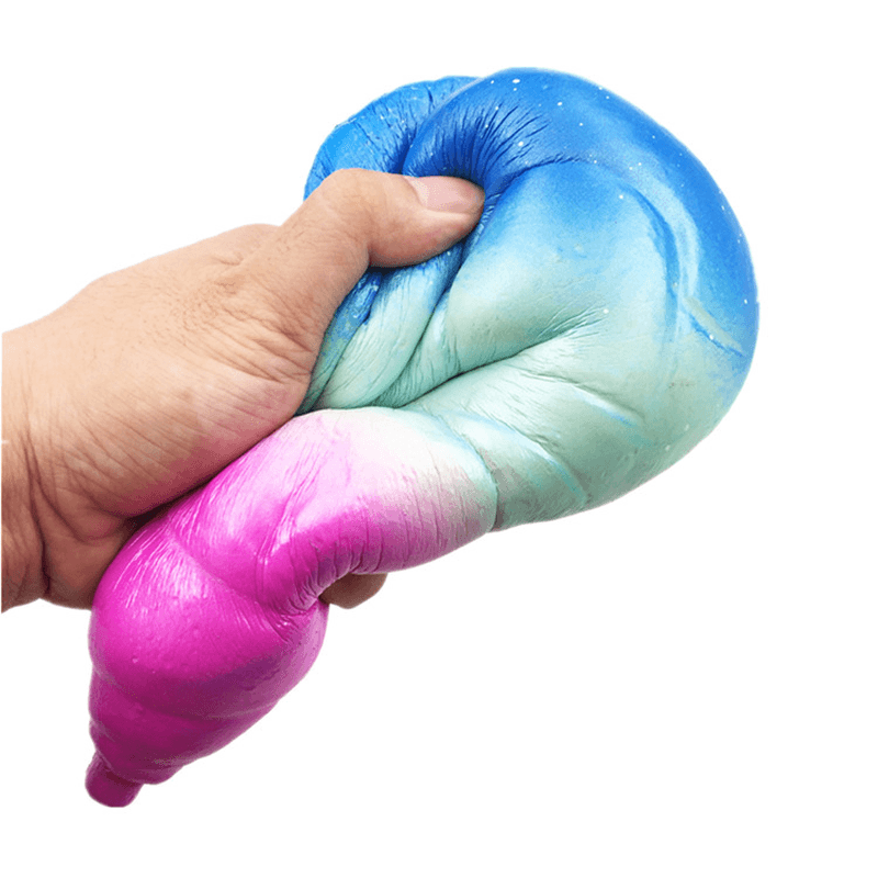 Squishy Drumstick Chicken Bread Galaxy Color Jumbo 19Cm Slow Rising Collection Gift Decor Toy - MRSLM