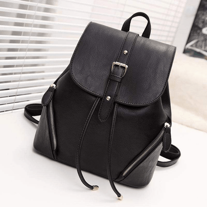 Women Minimalist Fashion String Large Capacity Backpack - MRSLM