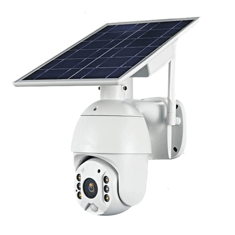 INQMEGA 1080P Wifi IP Camera Solar Power Panel PTZ Dome Outdoor Wireless Security Camera - MRSLM