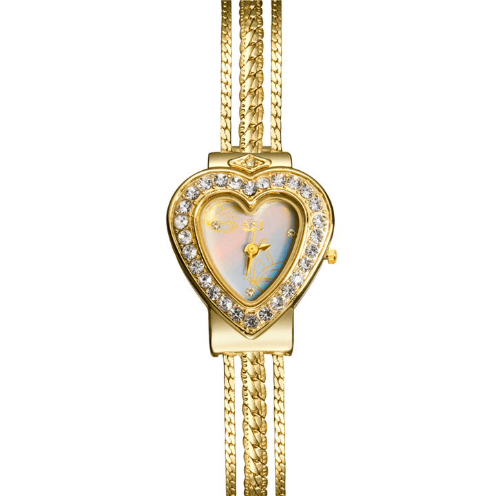ASJ Fashion Heart-Shaped Women Quartz Watch Bracelet Wristwatch - MRSLM