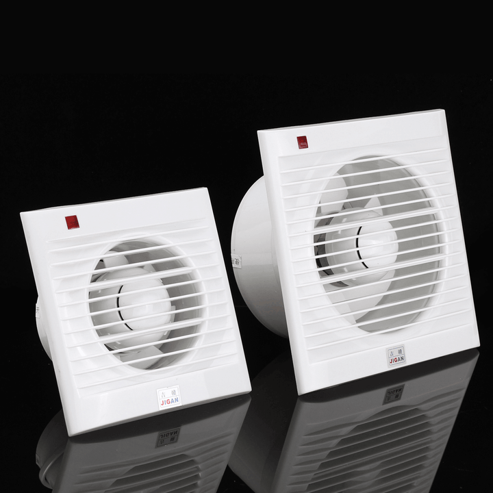 4" 6" 8" Waterproof Mute Bathroom Extractor Exhaust Fan Window for Kitchen Toilet Ventilation Fans - MRSLM