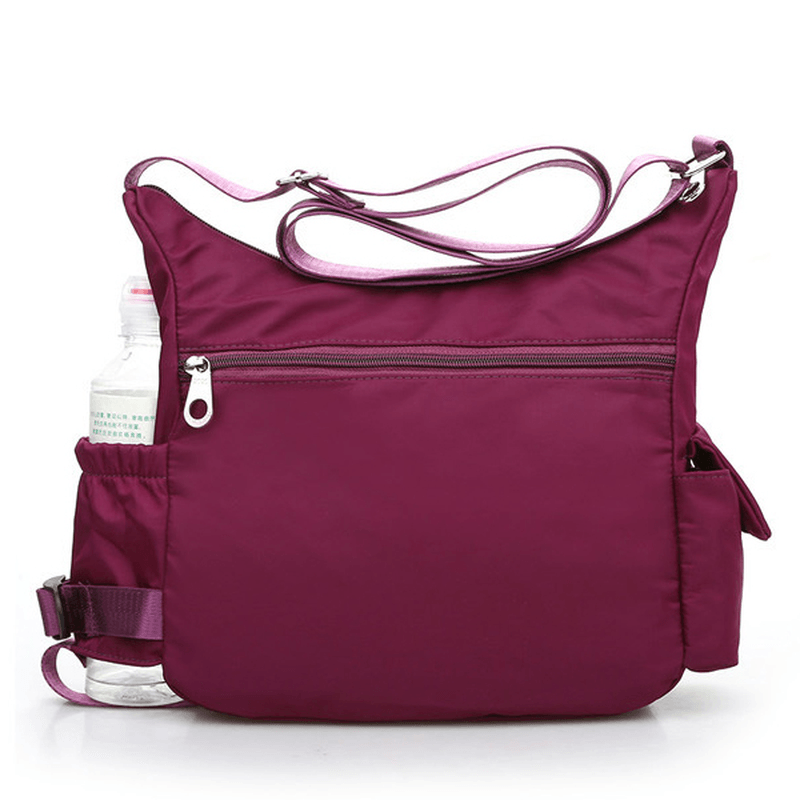 Women Nylon Waterproof Crossbody Bag Shoulder Bag - MRSLM