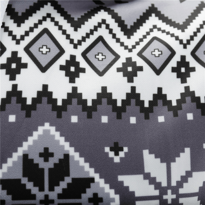 Christmas Elk Print Men'S Hooded Sweatshirt - MRSLM