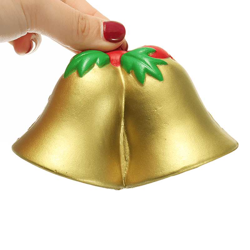 Chameleon Squishy Christmas Jingle Bell Slow Rising Toy with Packaging Kids Christmas Gift Decor - MRSLM