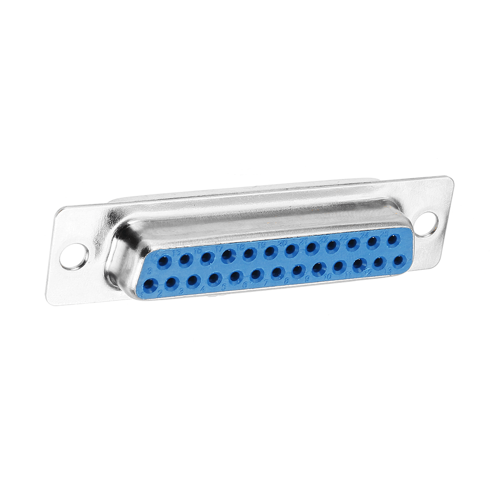 DB25 25Pin 2 Row Serial Connector Parallel Port Plug Female Port Socket Adapter Connector - MRSLM