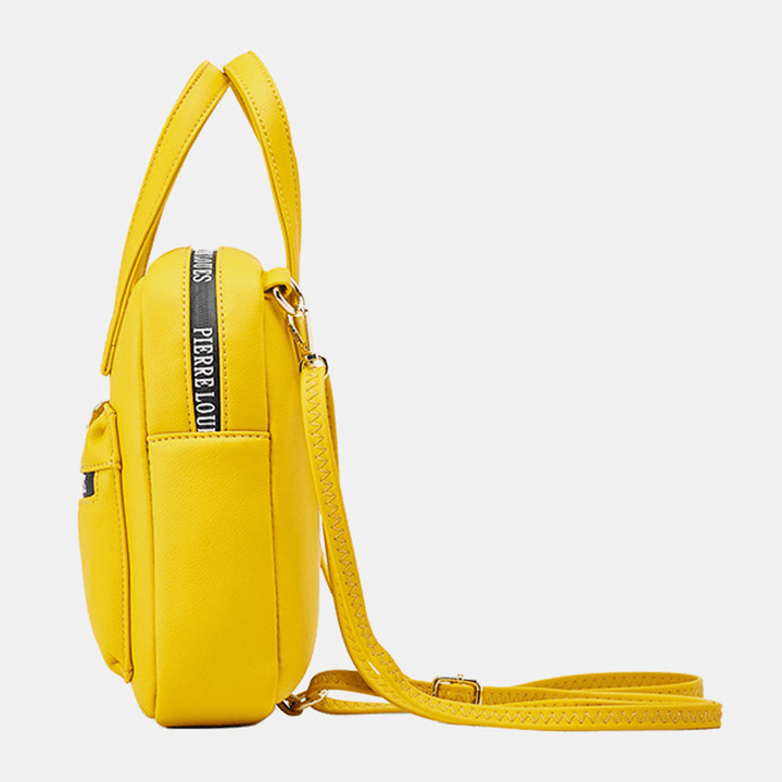Women Pure Color Small Multifunctional Handbag Crossbody Bag - MRSLM