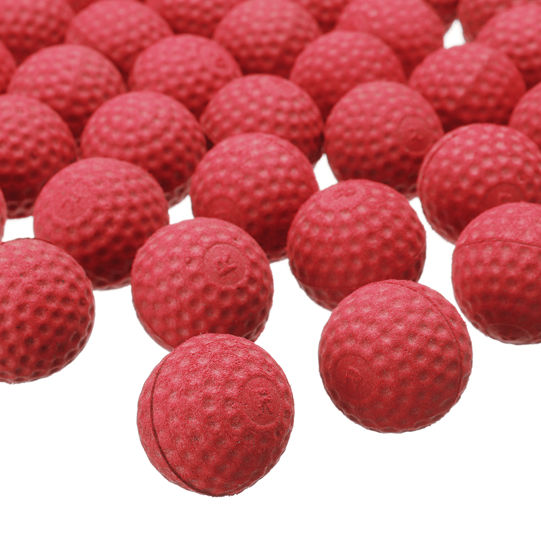 100Pcs 2.3Cm PU Buoyancy Rounds Bullet Balls Kids Toy Ball for Hunting Garden - MRSLM
