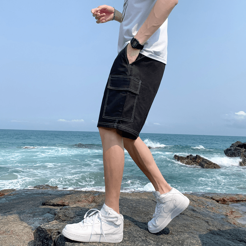 Work Shorts Men'S Summer Hong Kong Style - MRSLM