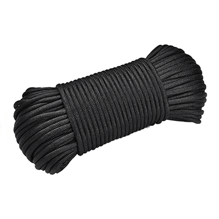 31M/Roll Multifunctional 10 Strand Cores Paracord Dia.4Mm Outdoor Camping Hiking Climbing Survival Parachute Cord Lanyard Tent Rope Clothesline - MRSLM