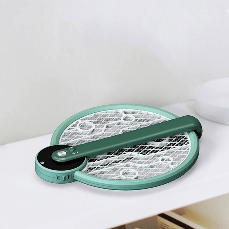 Portable Foldable Electric Mosquito Swatter Insect Dispeller Fly Bug Pat USB Charging UV Trapping Mosquitoes - MRSLM