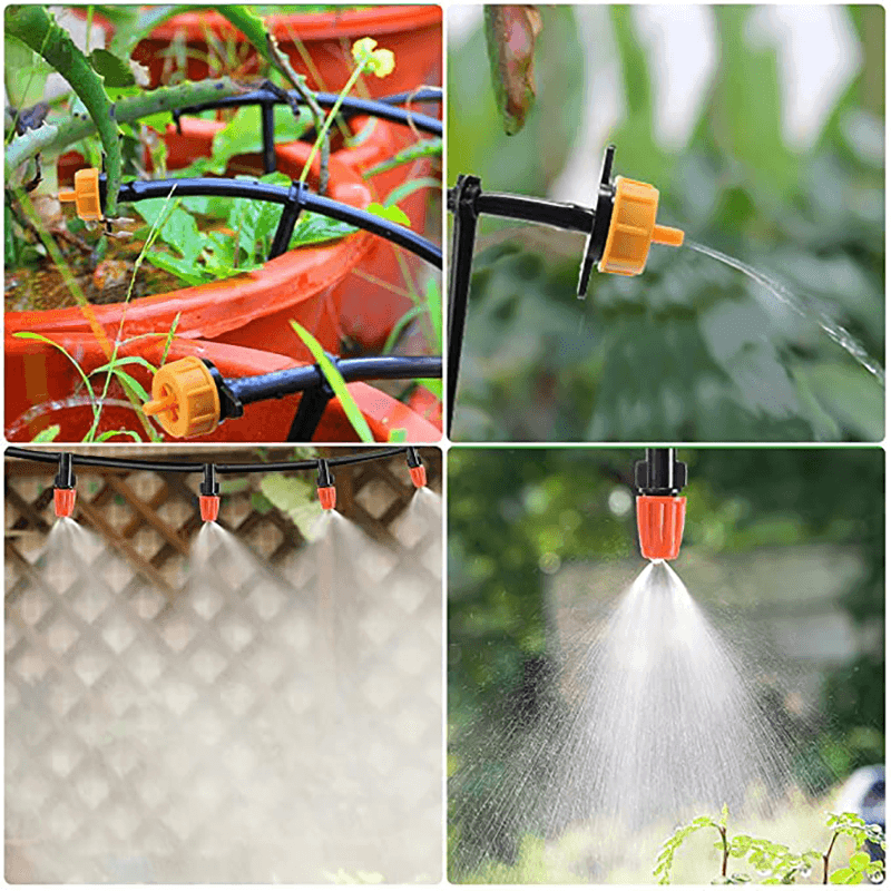 25M/30M/43M Drip Irrigation Kit Garden Irrigation System Adjustable Automatic Irrigation Set Distribution Tubing Hose DIY Watering Set - MRSLM