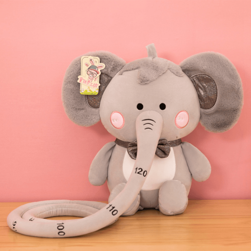 30/40/55CM Soft down Cotton Stuffed Plush Toy with Long Nose Height Ruler Function for Children'S Birthday Gifts - MRSLM