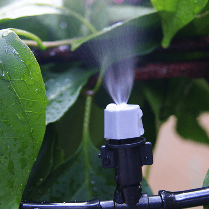 10M 33Ft Gardening Plant Micro Drip Irrigation System Patio Atomization Micro Sprinkler Cooling Kit - MRSLM