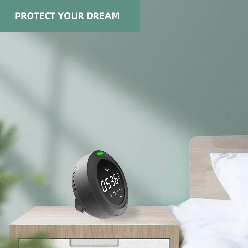PTH-4 / PTH-5 CO2 Detector Air Quality Monitor Temperature and Humidity Display Intelligent CO2 Meter Carbon Dioxide Sensor - MRSLM
