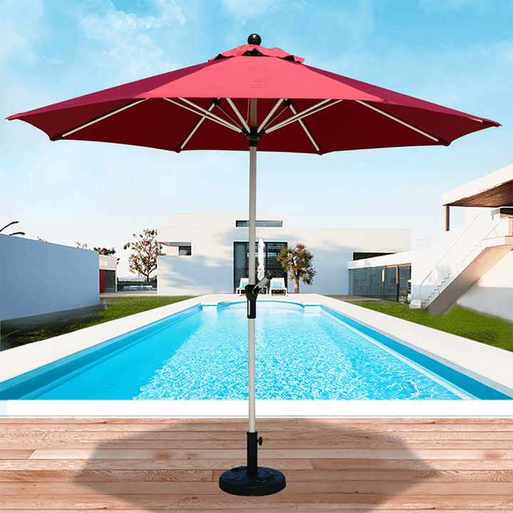 2.7M 8 Arm Parasol Canopy Cover Waterproof Awning Sun Shade Shelter Outdoor Garden Patio - MRSLM