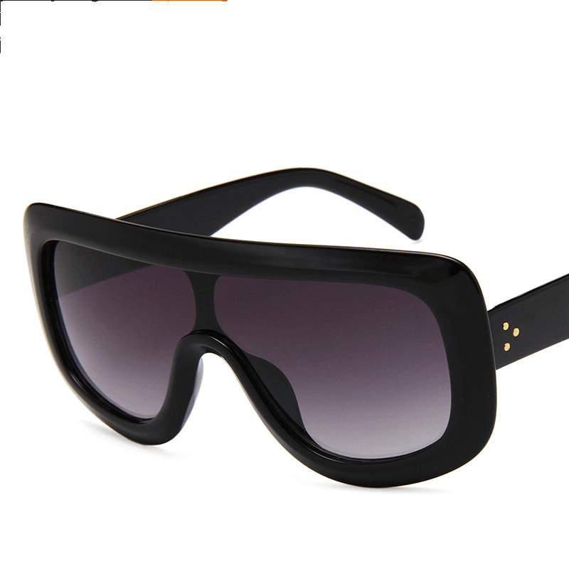 New Retro One-Piece Sunglasses European and American Trend Big Frame Sunglasses - MRSLM