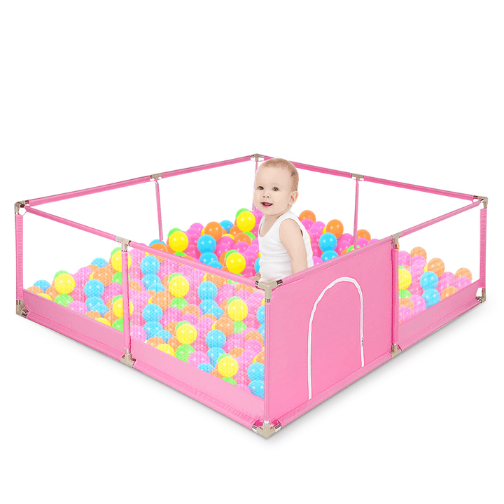Baby Playpen Safety Kids Tent Children'S Ocean Ball Pool Large Area Kids Playground for 0-6 Years Old - MRSLM